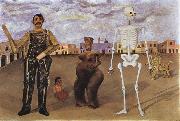 Frida Kahlo Four Inhabitants of Mexico oil on canvas